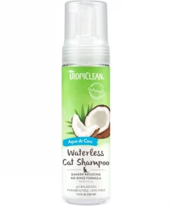 TropiClean Waterless Dander Reducing Cat Shampoo