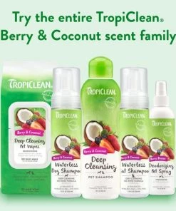 TropiClean Deep Cleaning Berry & Coconut Dog & Cat Shampoo 14 TropiClean Deep Cleaning Berry & Coconut Dog & Cat Shampoo -TropiClean || Pedigree || Multipet Sales 111602 PT7. SY630 V1657655133