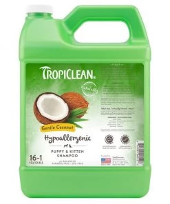 TropiClean Hypo-Allergenic Gentle Coconut Puppy & Kitten Shampoo