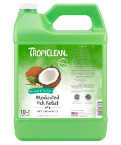 TropiClean Medicated Oatmeal & Tea Tree Dog Shampoo
