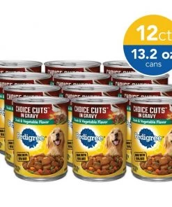 Pedigree Choice Cuts in Gravy Steak & Vegetable Flavor Canned Dog Food -TropiClean || Pedigree || Multipet Sales 114316 PT5. SY630 V1607740676