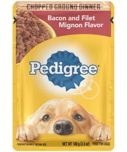 Pedigree Chopped Ground Dinner Bacon & Filet Mignon Flavor Wet Dog Food