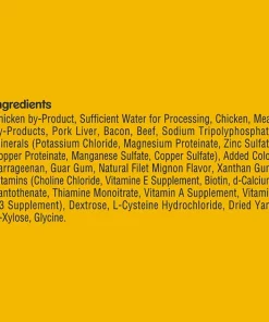 Pedigree Chopped Ground Dinner Bacon & Filet Mignon Flavor Wet Dog Food -TropiClean || Pedigree || Multipet Sales 114318 PT3. SY630 V1489176468