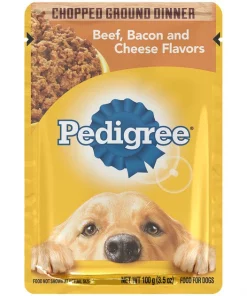 Pedigree Chopped Ground Dinner Beef, Bacon & Cheese Flavors Wet Dog Food