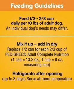 Pedigree Chopped Ground Dinner Filet Mignon & Bacon Flavor Canned Dog Food 17 Pedigree Chopped Ground Dinner Filet Mignon & Bacon Flavor Canned Dog Food -TropiClean || Pedigree || Multipet Sales 114328 PT8. SY630 V1652994097