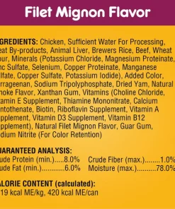 Pedigree Chopped Ground Dinner Variety Pack With Filet Mignon & Beef Canned Dog Food -TropiClean || Pedigree || Multipet Sales 114333 PT5. SY630 V1657655271