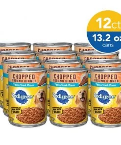 Pedigree Chopped Ground Dinner T-bone Steak Flavor Canned Dog Food -TropiClean || Pedigree || Multipet Sales 114338 PT5. SY630 V1607737963