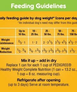 Pedigree Chopped Ground Dinner Weight Management Chicken & Rice Canned Dog Food -TropiClean || Pedigree || Multipet Sales 114347 PT5. SY630 V1657655272