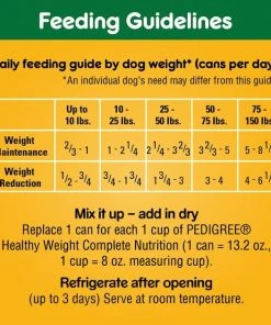 Pedigree Chopped Ground Dinner Weight Management With Beef & Liver Canned Dog Food 11 Pedigree Chopped Ground Dinner Weight Management With Beef & Liver Canned Dog Food -TropiClean || Pedigree || Multipet Sales 114349 PT4. SY630 V1652994153