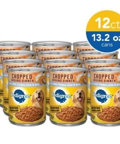 Pedigree Chopped Ground Dinner Combo With Chicken, Beef & Liver Canned Dog Food -TropiClean || Pedigree || Multipet Sales 114361 PT5. SY630 V1607739470