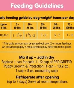 Pedigree Puppy Chopped Ground Dinner With Chicken & Beef Canned Dog Food -TropiClean || Pedigree || Multipet Sales 114378 PT6. SY630 V1657655272