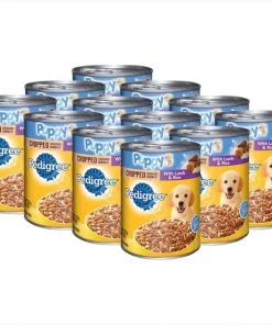 Pedigree Puppy Chopped Ground Dinner With Lamb & Rice Canned Dog Food