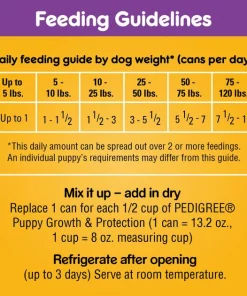 Pedigree Puppy Chopped Ground Dinner With Lamb & Rice Canned Dog Food -TropiClean || Pedigree || Multipet Sales 114380 PT5. SY630 V1657655272
