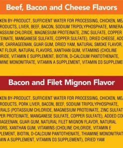 Pedigree Chopped Ground Dinner Variety Pack Featuring Bacon Wet Dog Food -TropiClean || Pedigree || Multipet Sales 123263 PT6. SY630 V1588880214