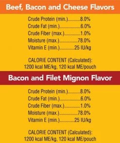 Pedigree Chopped Ground Dinner Variety Pack Featuring Bacon Wet Dog Food -TropiClean || Pedigree || Multipet Sales 123263 PT7. SY630 V1588880230