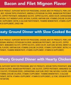 Pedigree Chopped Ground Dinner Variety Pack With Chicken, Filet Mignon & Beef Wet Dog Food -TropiClean || Pedigree || Multipet Sales 123264 PT6. SY630 V1588880251