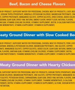 Pedigree Chopped Ground Dinner Variety Pack With Chicken, Beef & Bacon Wet Dog Food -TropiClean || Pedigree || Multipet Sales 123266 PT3. SY630 V1567793927