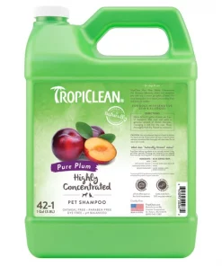 TropiClean Pure Plum Highly Concentrated Dog & Cat Shampoo