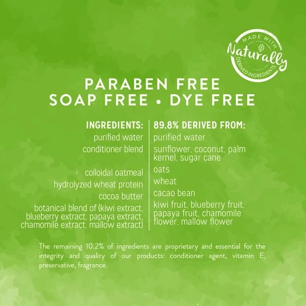 TropiClean Kiwi & Cocoa Butter Dog & Cat Conditioner 2 TropiClean Kiwi & Cocoa Butter Dog & Cat Conditioner - Image 2