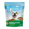 TropiClean Fresh Breath Vanilla Mint Flavor Dental Chews for Small Dogs, 5-25 lbs
