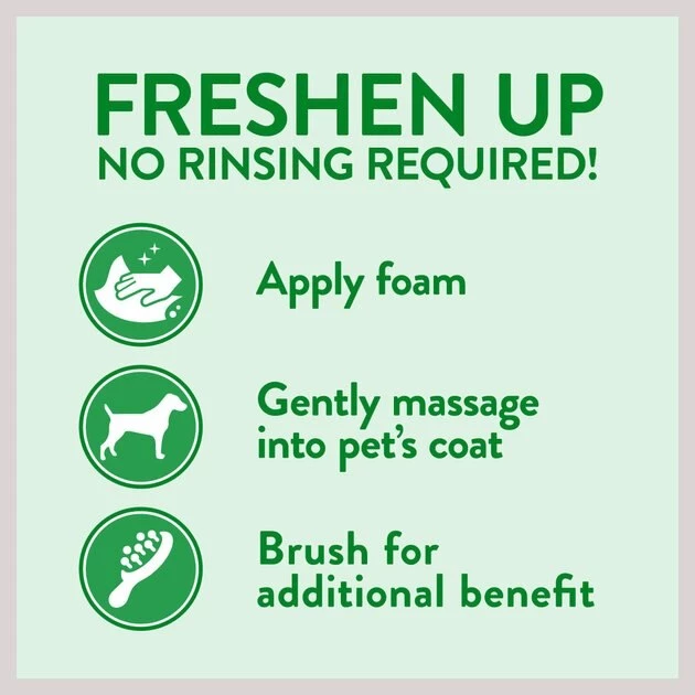 TropiClean Waterless Papaya & Coconut Dog & Cat Shampoo 4 TropiClean Waterless Papaya & Coconut Dog & Cat Shampoo - Image 4