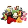 Multipet Look Who's Talking Assorted Animals Plush Dog Toy, Character Varies, 1 count