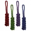 Multipet Nuts For Knots Rope Tug & Braided Stick Dog Toy, Color Varies