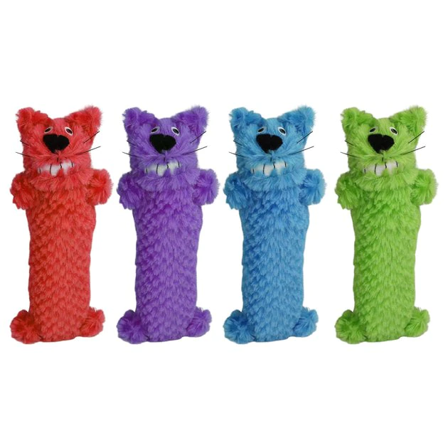 Multipet Loofa Plush Cat Toy with Catnip, Color Varies 1 Multipet Loofa Plush Cat Toy with Catnip, Color Varies