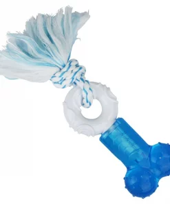 Multipet Canine Clean Mint Bone Rope Tough Dog Chew Toy