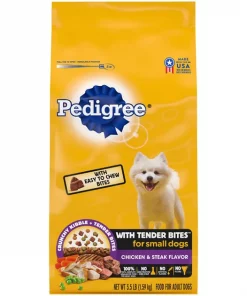 Pedigree Tender Bites Complete Nutrition Chicken & Steak Flavor Small Breed Dry Dog Food