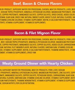 Pedigree Chopped Ground Dinner Variety Pack Adult Wet Dog Food, 3.5-oz pouch, case of 30 -TropiClean || Pedigree || Multipet Sales 214649 pt5. SY630 V1578581308