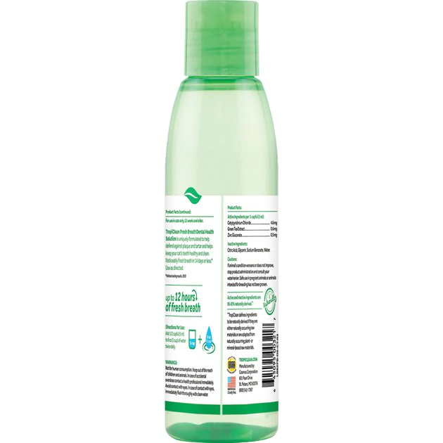 TropiClean Fresh Breath Water Additive For Cats 2 TropiClean Fresh Breath Water Additive For Cats - Image 2