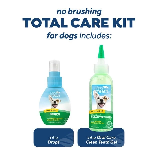 TropiClean Fresh Breath Total Care Dog Dental Kit 6 TropiClean Fresh Breath Total Care Dog Dental Kit - Image 6