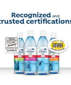 TropiClean Fresh Breath Dental Health Solution + Skin Health Support Dog Dental Water Additive -TropiClean || Pedigree || Multipet Sales 337028 PT4. SY630 V1635289632