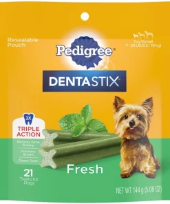 Pedigree Dentastix Fresh Mint Flavored Mini Dental Dog Treats