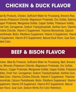 Pedigree High Protein Chopped Beef & Bison Flavor & Chopped Chicken & Duck Flavor Canned Soft Wet Dog Food Variety Pack, 13.2-oz. cans -TropiClean || Pedigree || Multipet Sales 361345 PT5. SY630 V1642027111