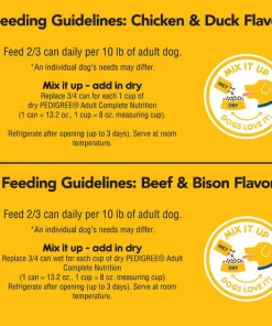 Pedigree High Protein Chopped Beef & Bison Flavor & Chopped Chicken & Duck Flavor Canned Soft Wet Dog Food Variety Pack, 13.2-oz. cans -TropiClean || Pedigree || Multipet Sales 361345 PT7. SY630 V1642017126