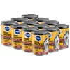 Pedigree High Protein Canned Soft Wet Dog Food, Chopped Beef & Bison Flavor, 13.2-oz can, case of 12