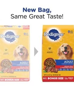 Pedigree Adult Complete Nutrition Grilled Steak & Vegetable Flavor Dry Dog Food -TropiClean || Pedigree || Multipet Sales 362455 PT8. SY630 V1643254052