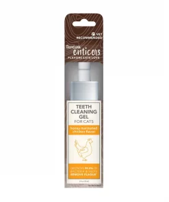 TropiClean Enticers Honey Marinated Chicken Flavor Cat Dental Gel, 2-oz tube