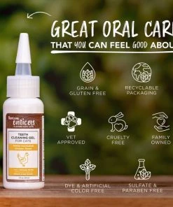TropiClean Enticers Honey Marinated Chicken Flavor Cat Dental Gel, 2-oz tube -TropiClean || Pedigree || Multipet Sales 365205 PT6. SY630 V1652821945