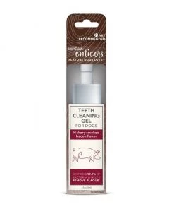 TropiClean Enticers Hickory Smoked Bacon Flavor Dog Dental Gel, 2-oz tube