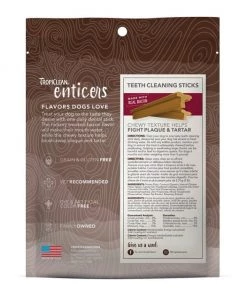 TropiClean Enticers Hickory Smoked Bacon Flavor Dog Dental Chews, 12 count -TropiClean || Pedigree || Multipet Sales 365211 PT2. SY630 V1652823417