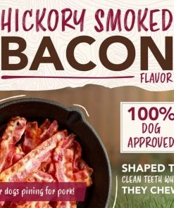 TropiClean Enticers Hickory Smoked Bacon Flavor Dog Dental Chews, 12 count -TropiClean || Pedigree || Multipet Sales 365211 PT5. SY630 V1657657337