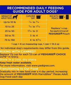 Pedigree With MarroBites Pieces Steak & Vegetable Flavor Adult Dry Dog Food -TropiClean || Pedigree || Multipet Sales 367103 PT7. SY630 V1643926898