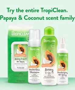 TropiClean Papaya & Coconut Luxury 2-in-1 Pet Wipes -TropiClean || Pedigree || Multipet Sales 367117 PT5. SY630 V1645491126