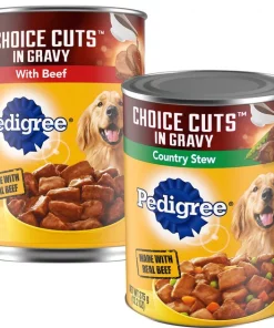 Pedigree Choice Cuts in Gravy With Beef + Country Stew Canned Dog Food