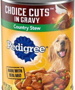 Pedigree Choice Cuts in Gravy Steak & Vegetable Flavor + Country Stew Canned Dog Food -TropiClean || Pedigree || Multipet Sales 367547 PT5. SY630 V1645743427