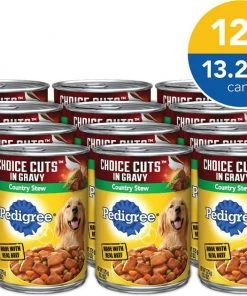 Pedigree Choice Cuts in Gravy Steak & Vegetable Flavor + Country Stew Canned Dog Food -TropiClean || Pedigree || Multipet Sales 367547 PT8. SY630 V1645744934