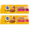 Pedigree Chopped Ground Dinner Variety Pack With Filet Mignon & Beef + Variety Pack With Beef & Chicken Canned Dog Food